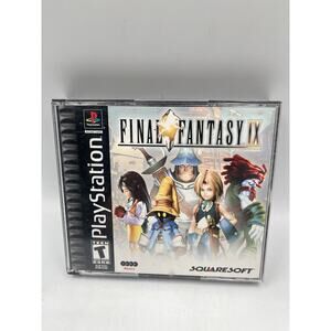Final Fantasy IX 9 Sony PlayStation 1 PS1 | Black Label CIB Complete | With Reg!